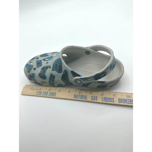 Crocs Classic GAME OVER Clog Kids Size J3 - Picture 7 of 7